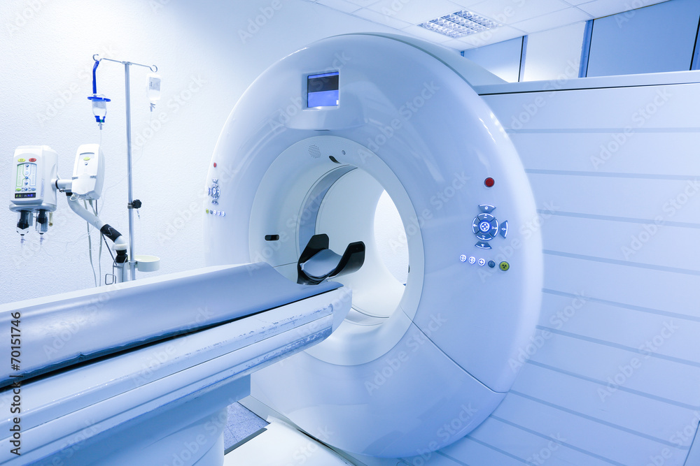 CT (Computed tomography) scanner in hospital