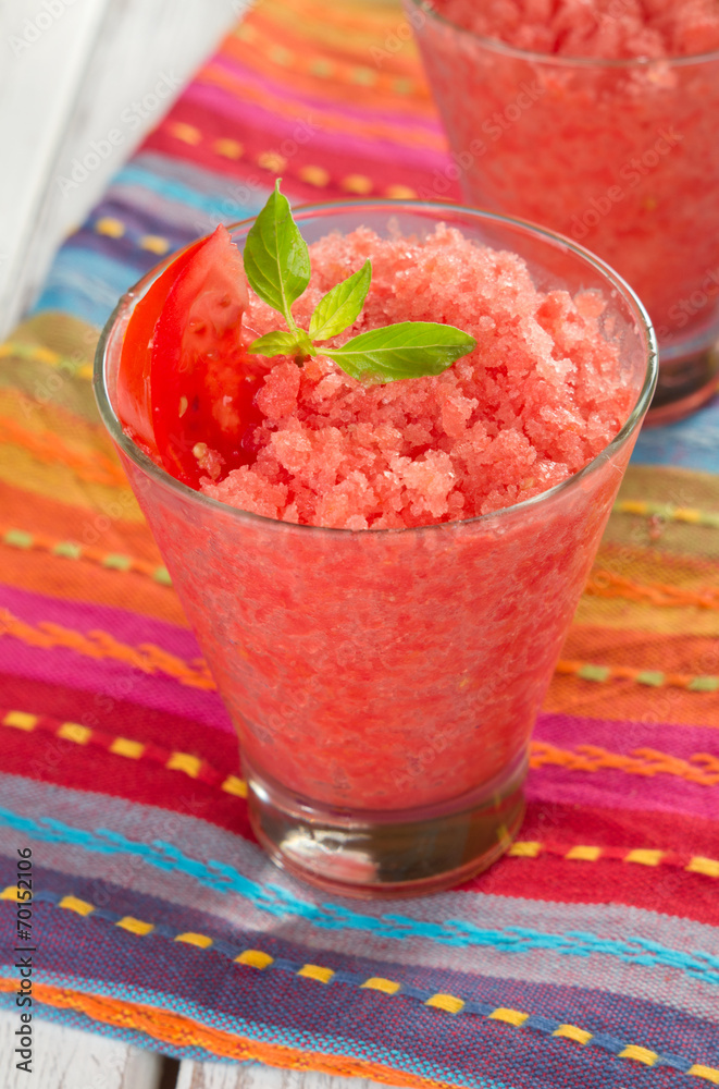 Tomato sorbet Tomato sorbet