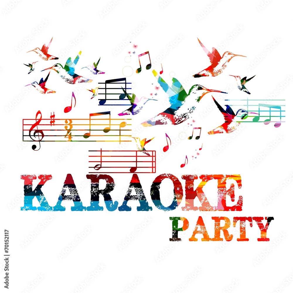Karaoke party background Karaoke party background