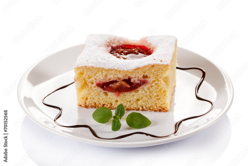 Cake with fruits Cake with fruits