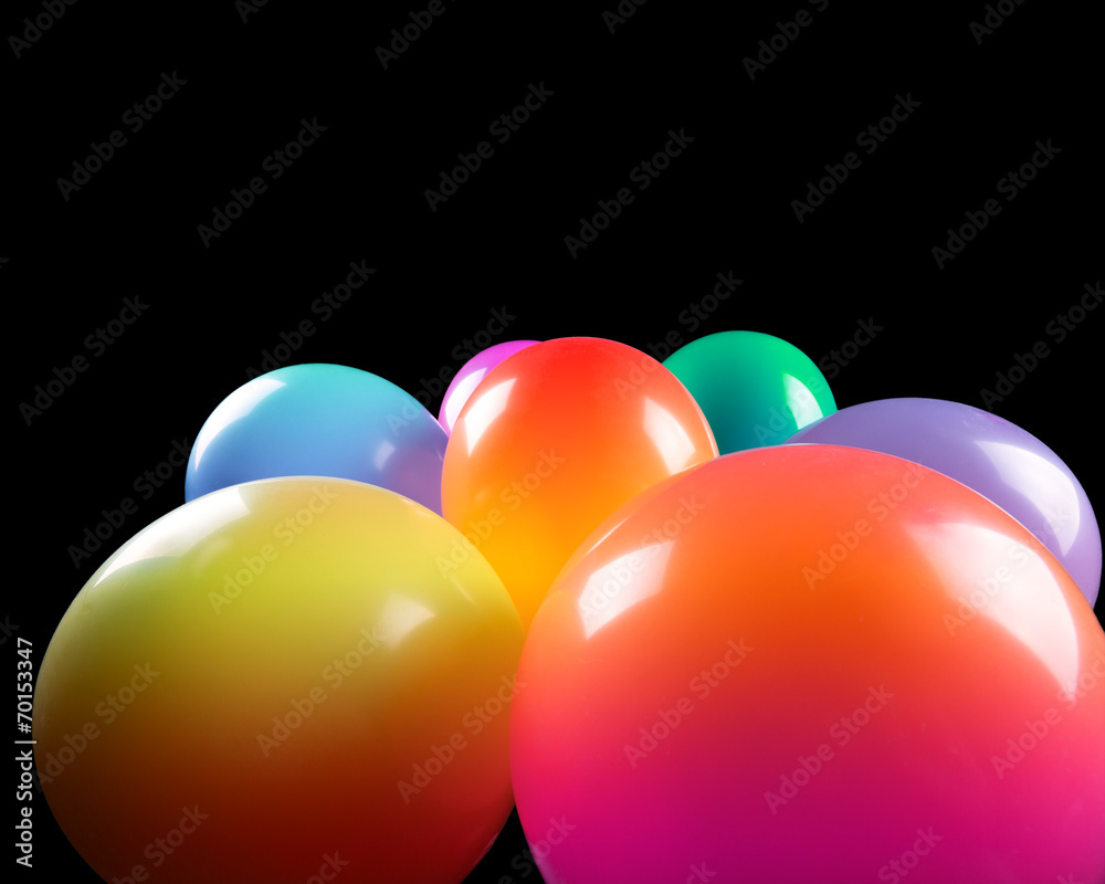 flying balloons isolated flying balloons isolated