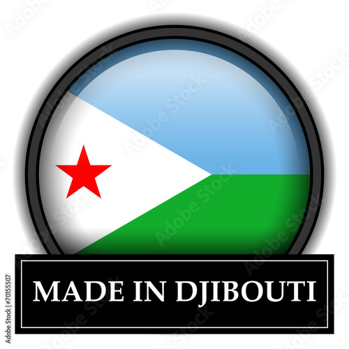 Free Download Made in button - Djibouti - GFXLoad