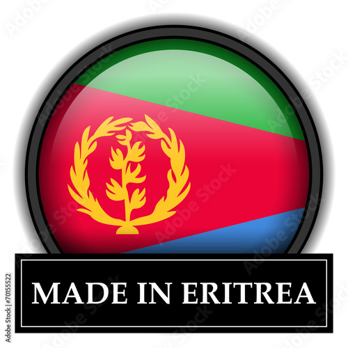 Made in button - Eritrea