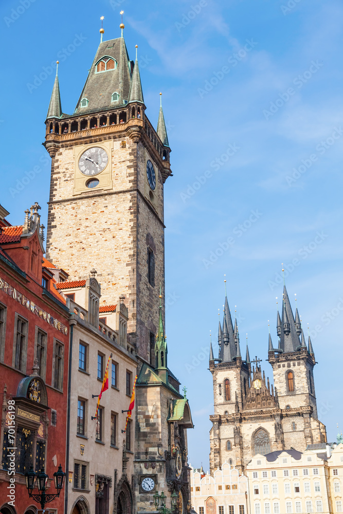 Rathausturm am Altstädter Ring in Prag