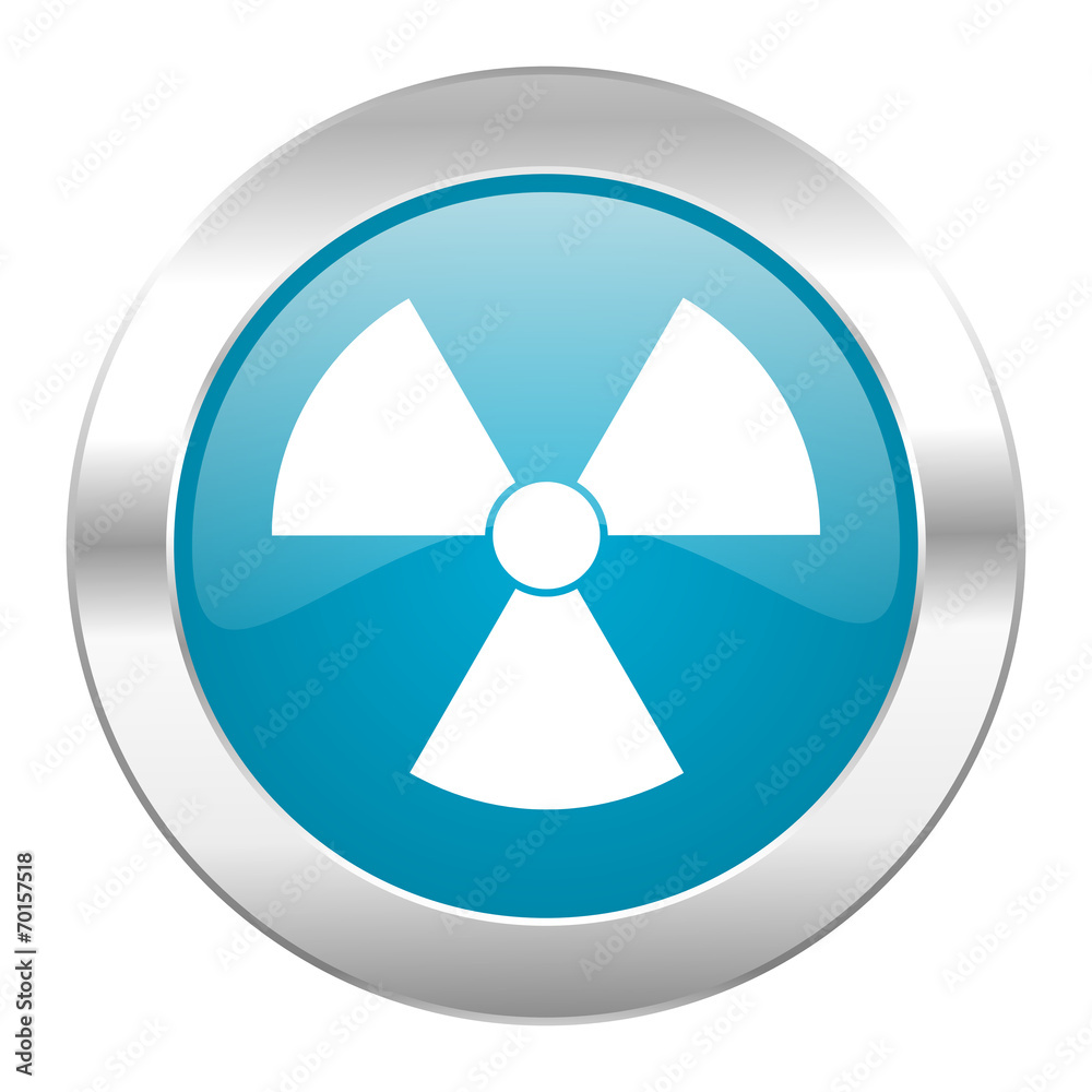 radiation internet blue icon