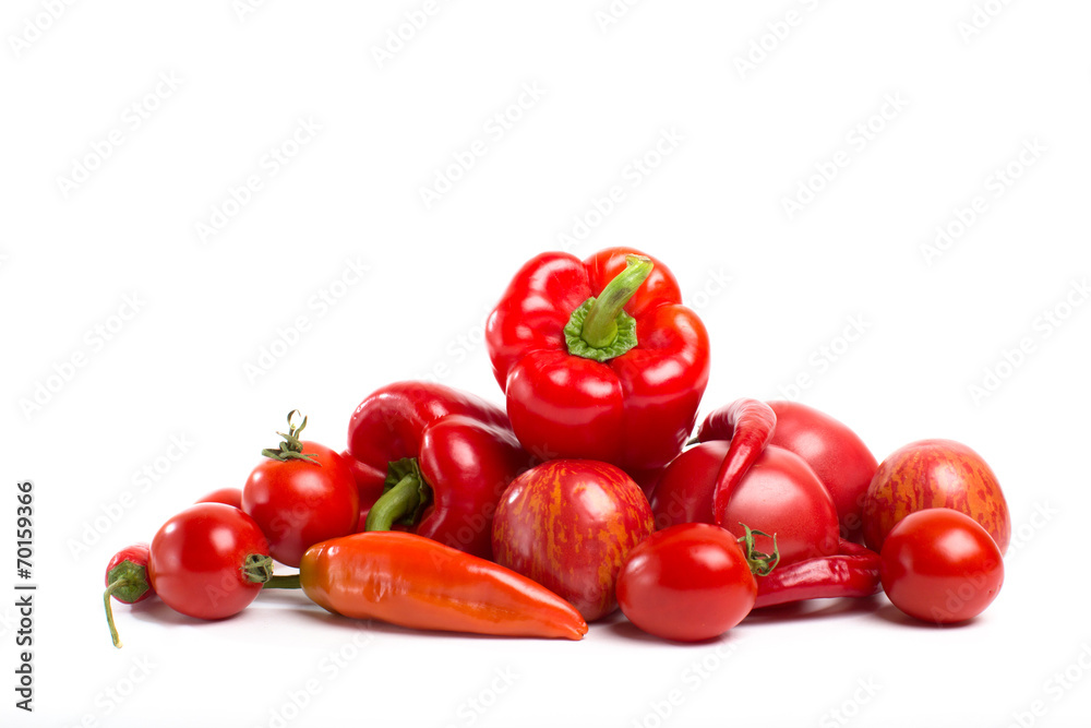 decorative pattern of fresh vegetables on white background decorative pattern of fresh vegetables on white background