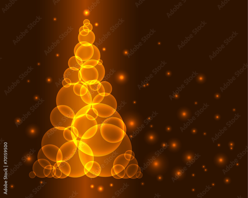 Gold christmas tree Gold christmas tree