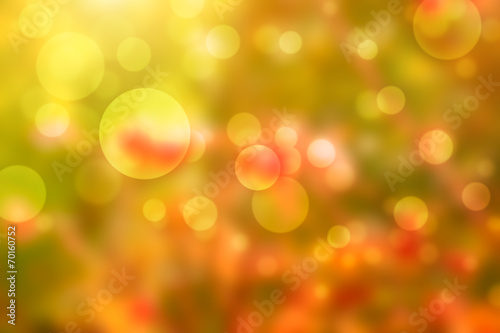 Autumn background with beautiful bokeh