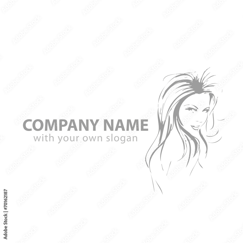 Friseur Kopf Gesicht Logo Silhouette Vektor Friseur Kopf Gesicht Logo Silhouette Vektor