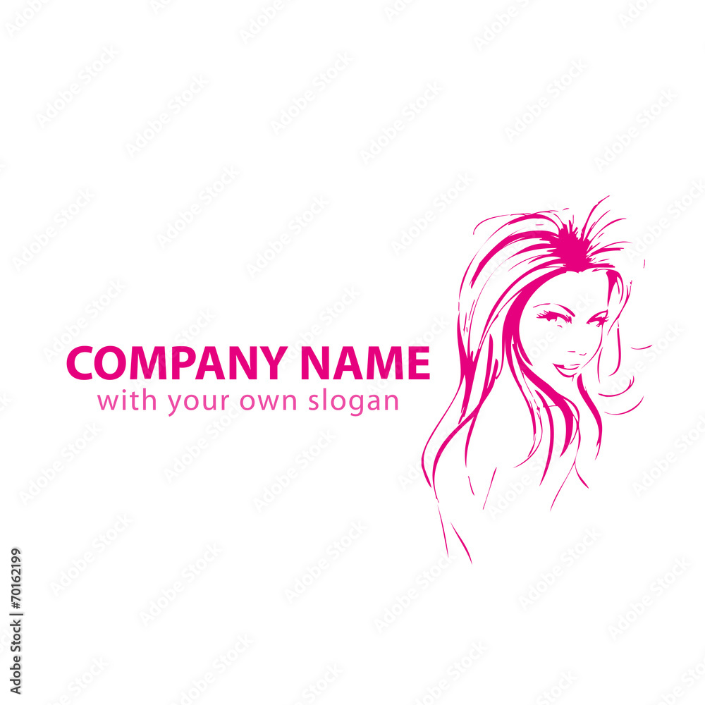 Friseur Kopf Gesicht Logo Silhouette Vektor Friseur Kopf Gesicht Logo Silhouette Vektor