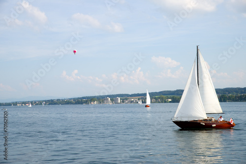 Segelboote am Bodensee