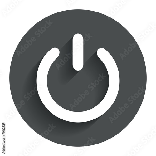 Power sign icon. Switch on symbol.