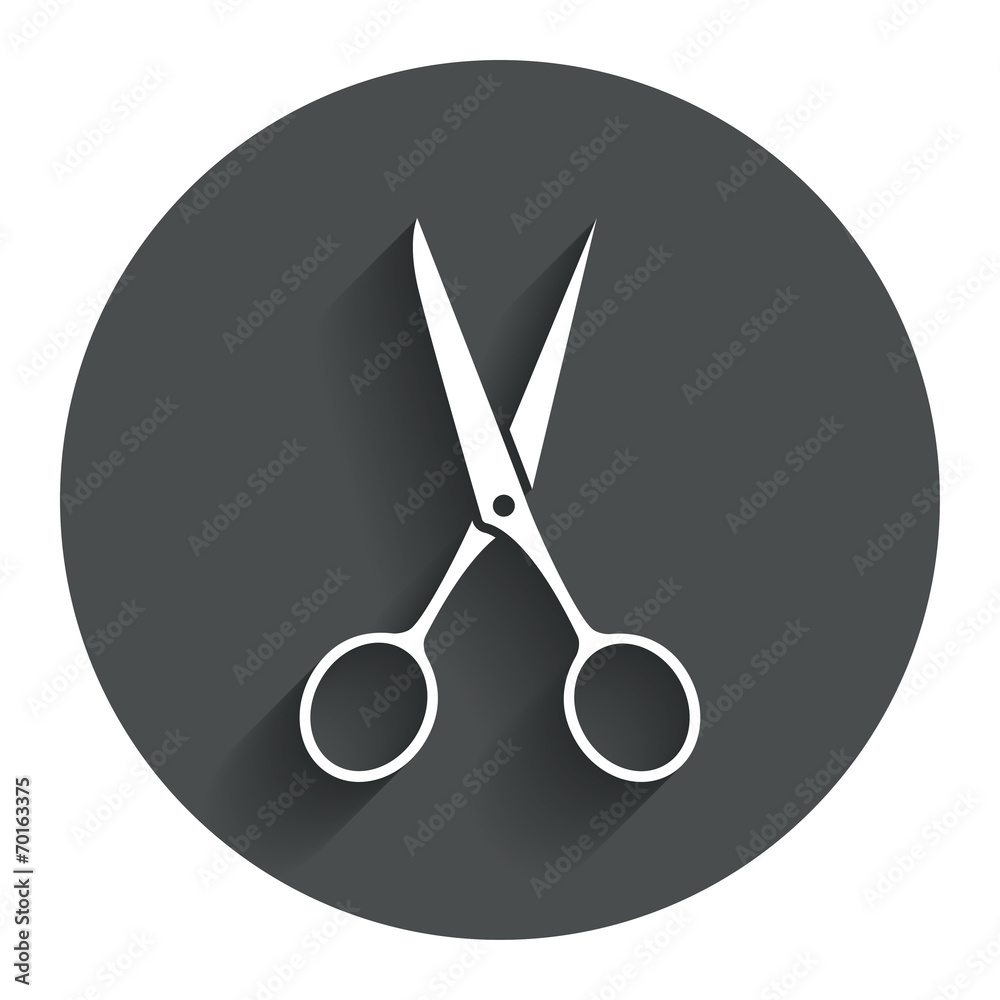 Scissors hairdresser sign icon. Tailor symbol. Scissors hairdresser sign icon. Tailor symbol.