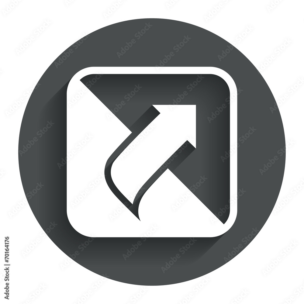 Turn page sign icon. Peel back sheet corner. Turn page sign icon. Peel back sheet corner.