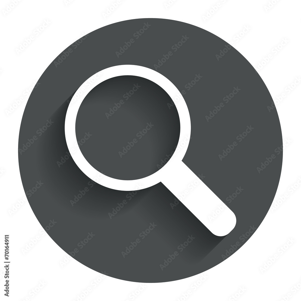 Magnifier glass sign icon. Zoom tool. Navigation Magnifier glass sign icon. Zoom tool. Navigation