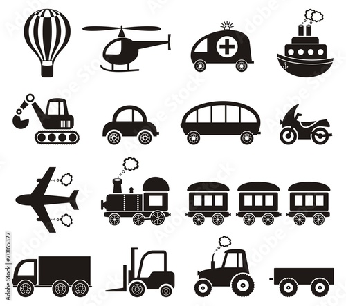 Transport icons