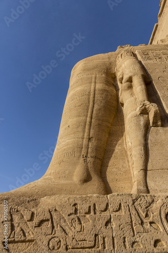 Grafitos en Abu Simbel