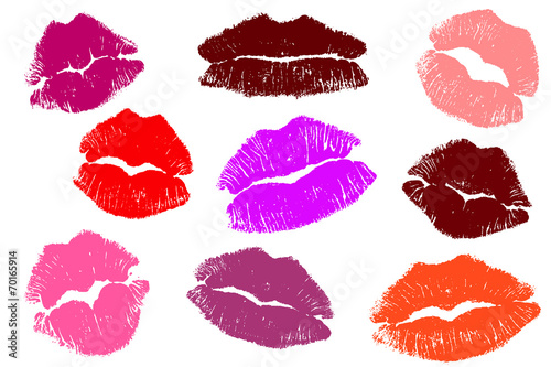 Nine kisses .