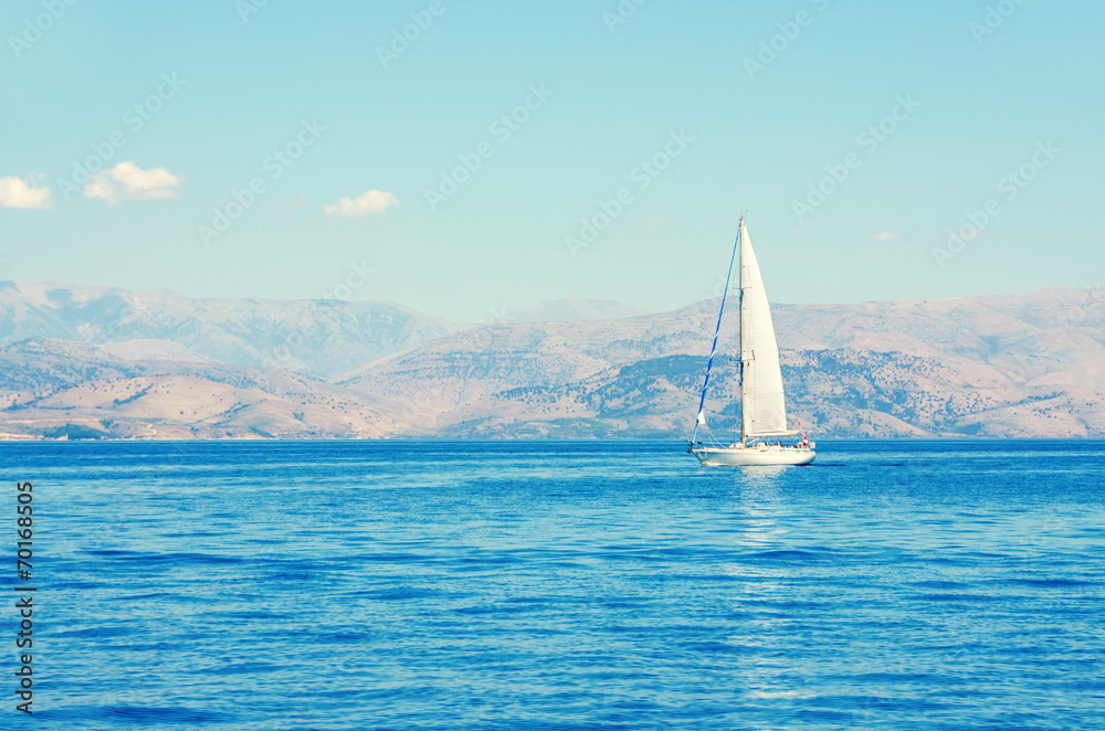 Naklejka premium sailboat