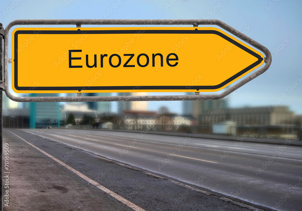 Strassenschild 14 - Eurozone