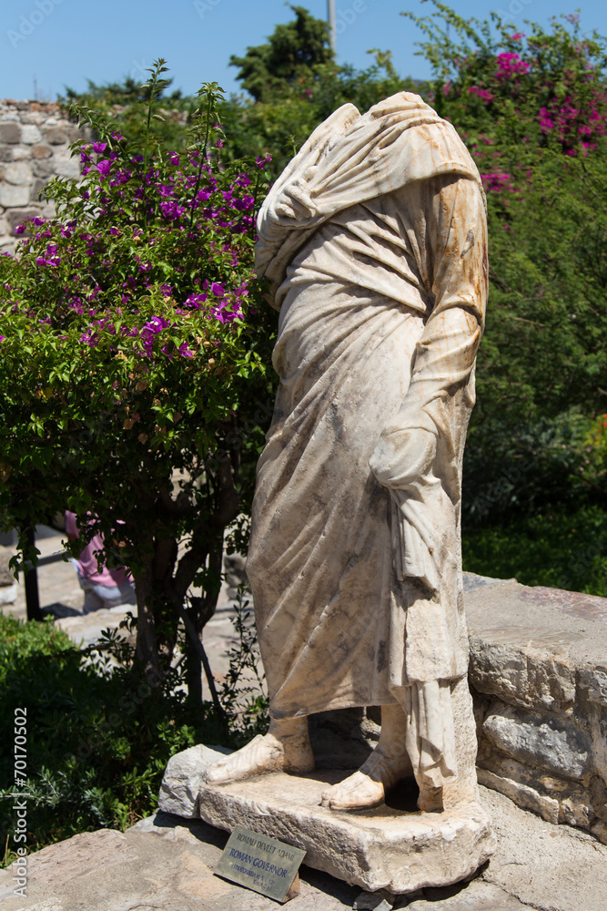 Roman Governor Sculpture - obrazy, fototapety, plakaty 