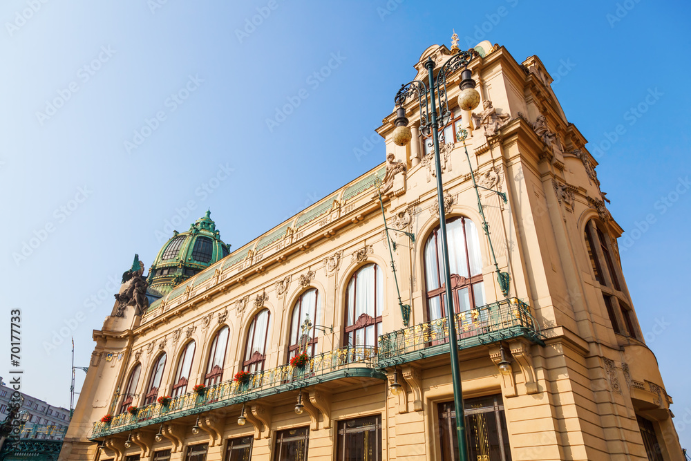 historisches Jugendstil-Gemeindehaus in Prag