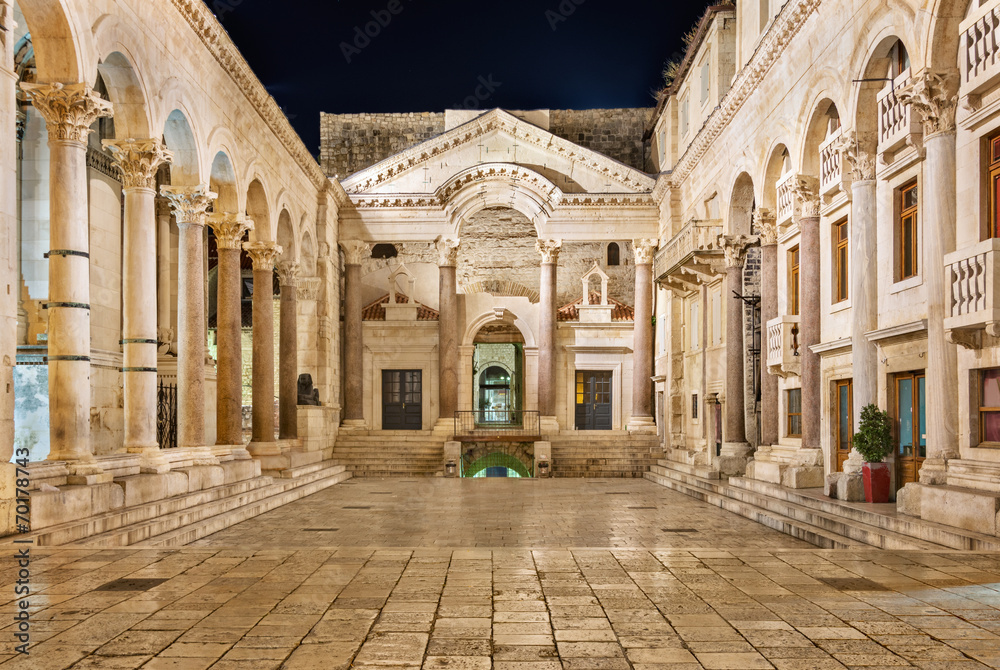 Naklejka premium Diocletian's Palace in Split