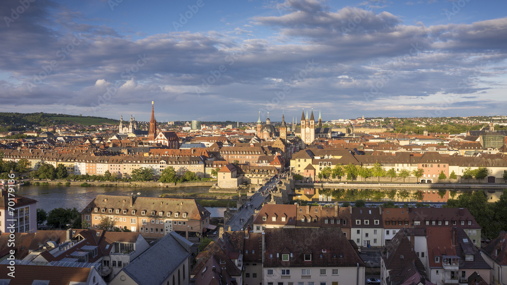 Wuerzburg City Panorama