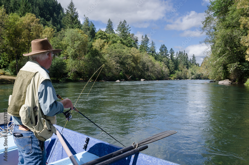 Fishing on the McKenzie River