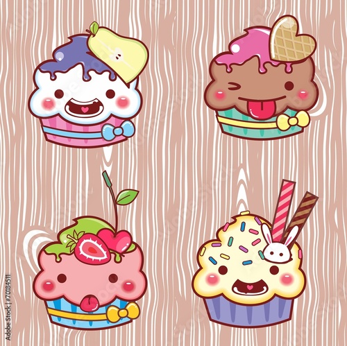 cartoon cupcake 19