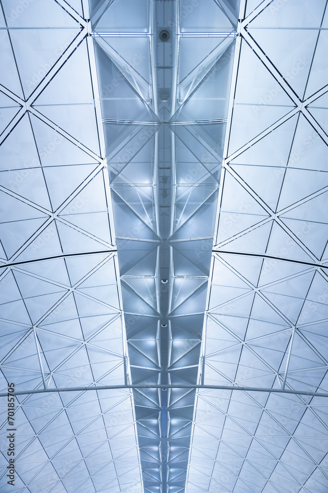 Details of ceiling of modern building