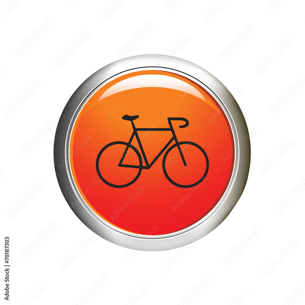 Bicycle icon.Internet button. vector illustration Bicycle icon.Internet button. vector illustration