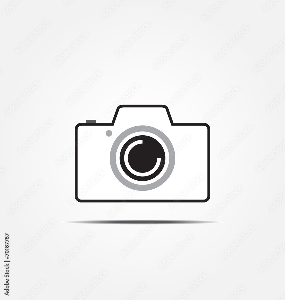 camera icon vector illustration