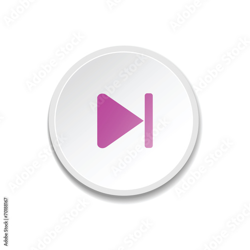 Media player buttons. internet icon. vector illustration