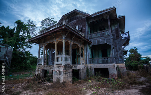 abandoned old house