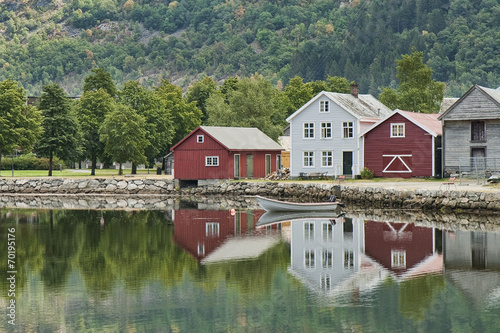 Houses at the Lake