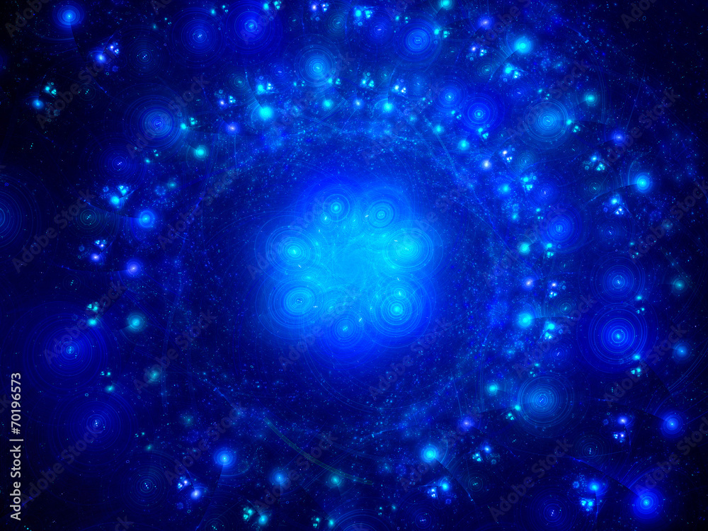 Fototapeta premium Mysterious glowing space object