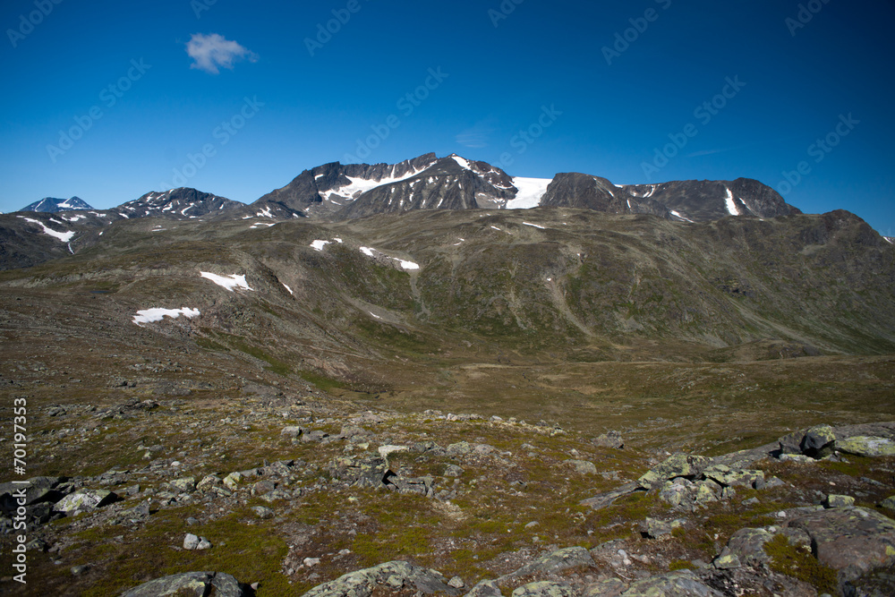Besseggen Ridge in Jotunheimen National Park, Norway