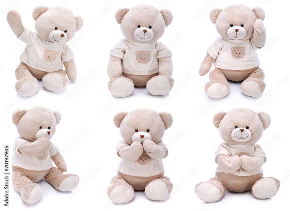 dab dabbing pose teddy bear kid cartoon in vector format very easy to edit  Stock Vector | Adobe Stock