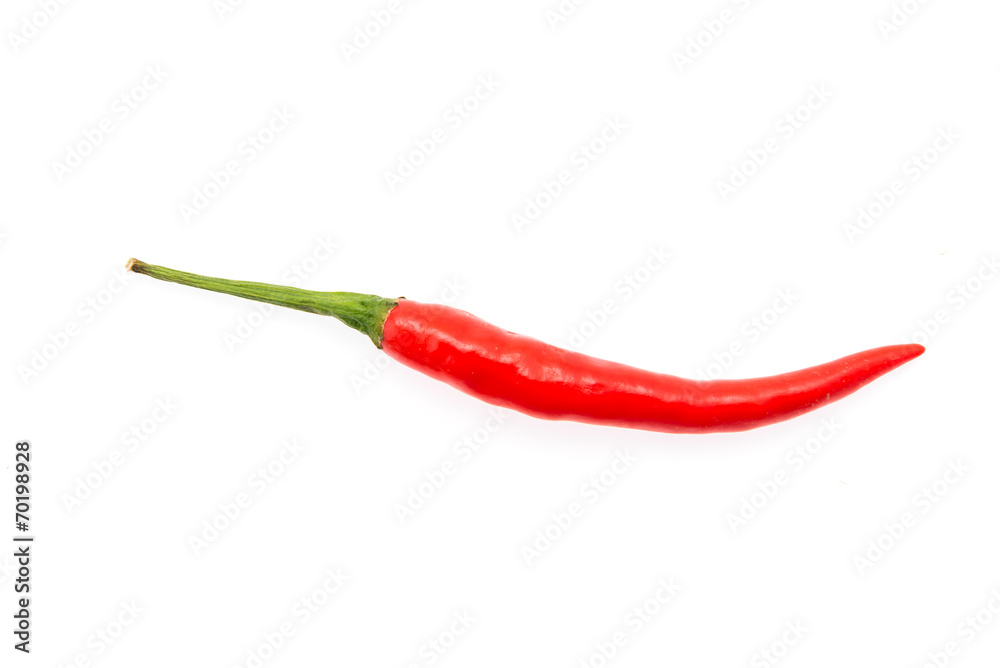 Chilli isolated on white Chilli isolated on white