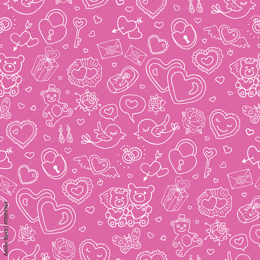 Seamless wedding patterns. Seamless wedding patterns.