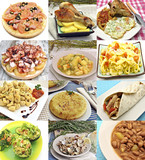 Collage de alimentos
