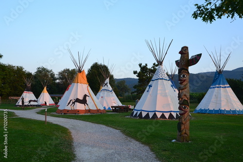 Fotografi Accampamento indiano