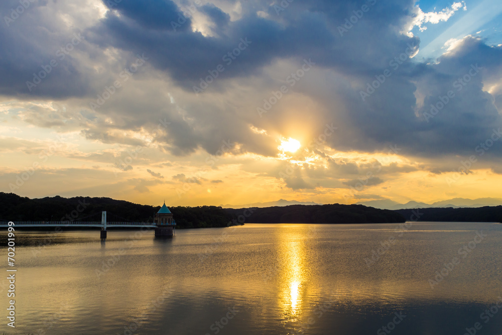 Lake Sayama Sunset