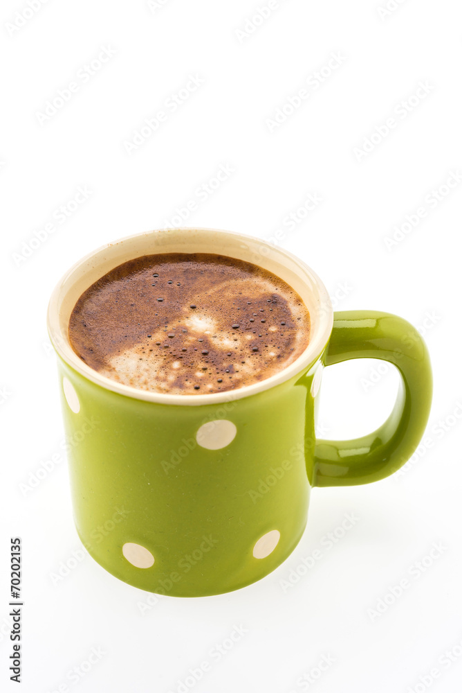 Obraz premium Coffee cup isolated on white background