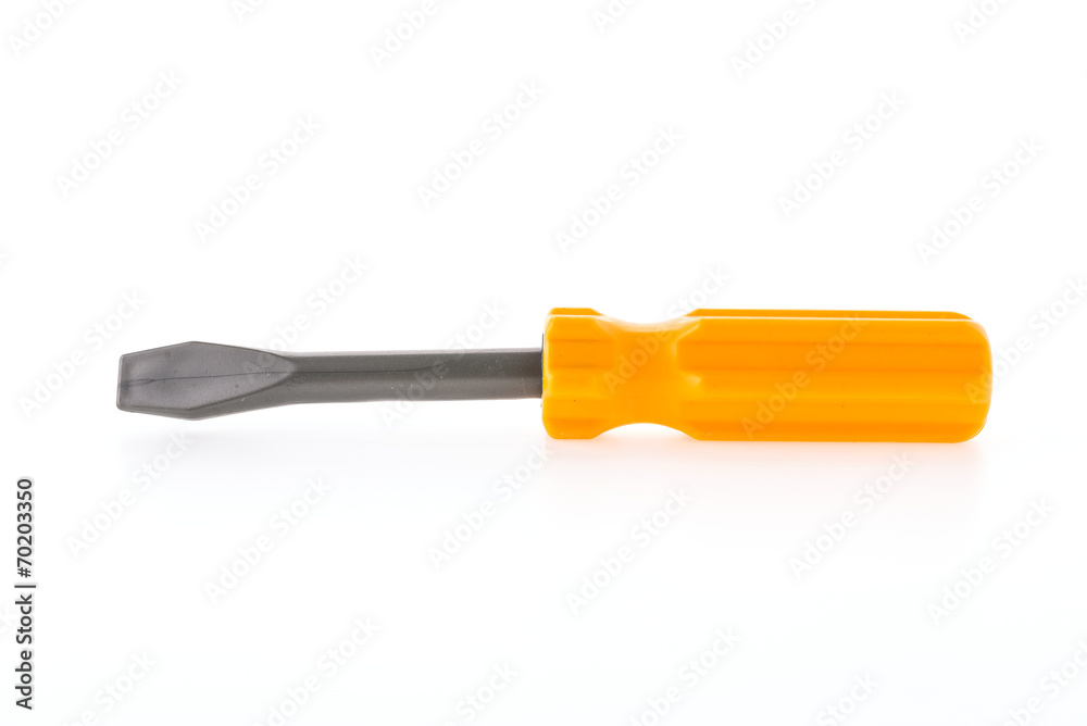 Screw driver isolated on white background Screw driver isolated on white background