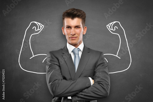 Фотография Man with muscles