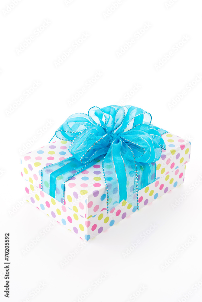 Gift box isolated on white background Gift box isolated on white background