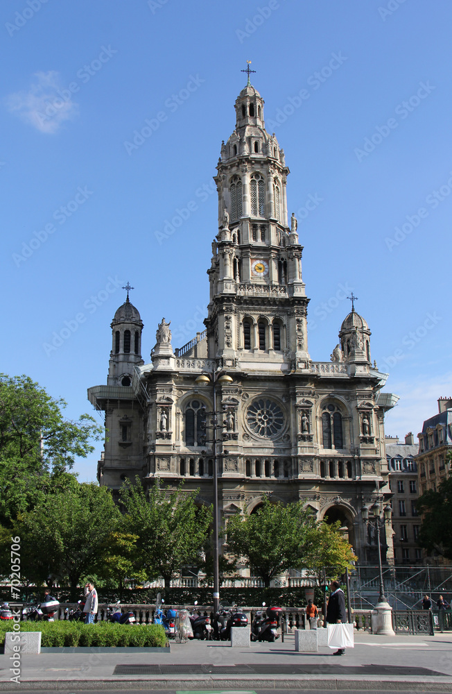 Fototapeta premium Eglise de la Sainte-Trinité (Paris)