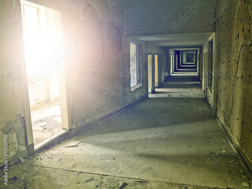 industrial hallway